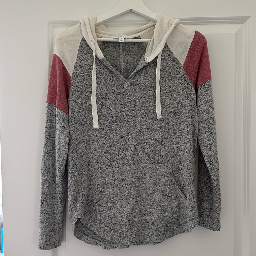 Lightweight, super soft, hoodie tee.